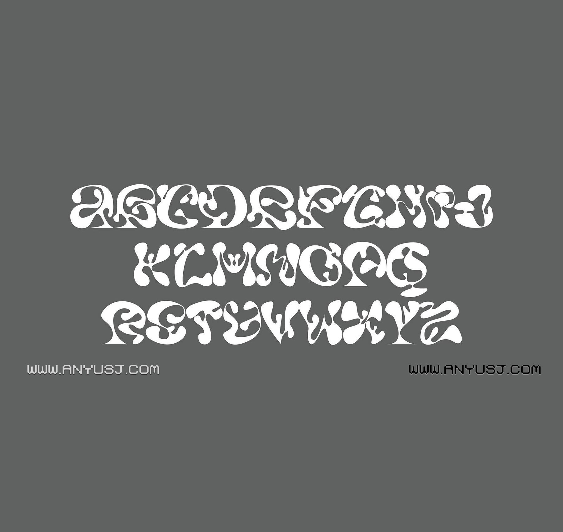未来派生物异形酸性圆润的英文装饰字体Rembagram - Idaf 1.0-第2220期 